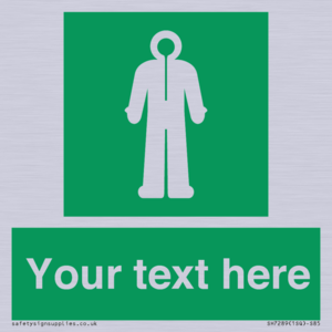 Custom sign safe condition Survival clothing